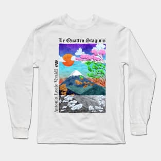 Four Seasons - White Long Sleeve T-Shirt